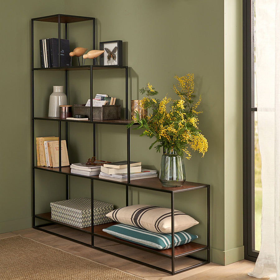 Estanteria escalonada TOFFEE NEGRO