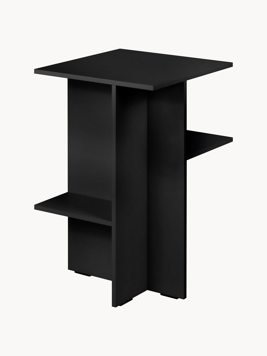 Mesa lateral Square ABEDUL BLACK