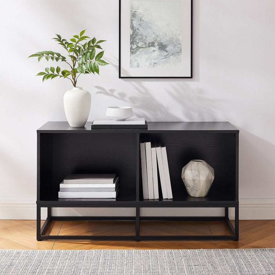 Mueble para Vinilos Industrial Abedul BLACK