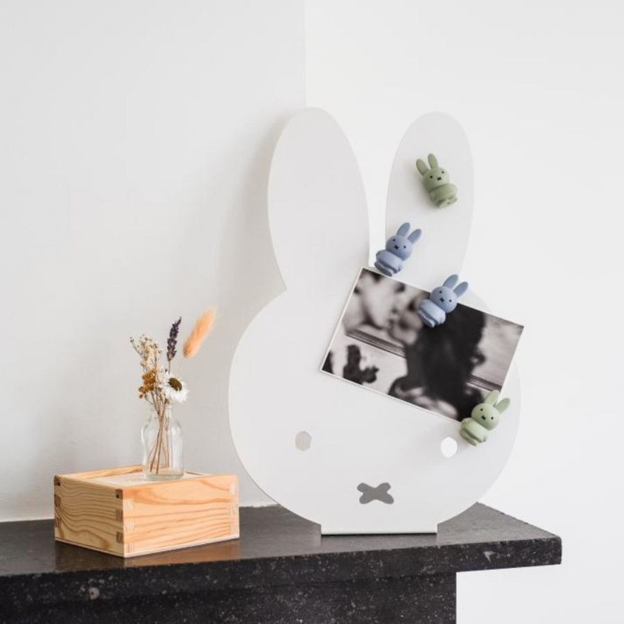 Tablero magnético de mesa Miffy Blanco