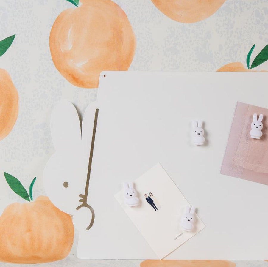 Tablero magnético de pared Miffy Peek-A-Boo Blanco