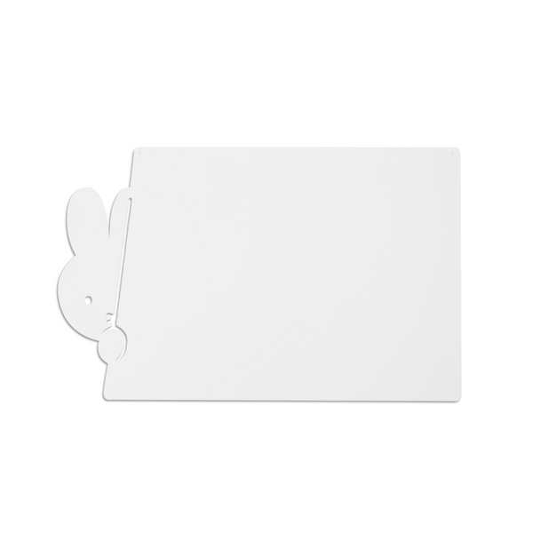 Tablero de pared metal Magnético Peek-A-Boo color White Medidas 35.5 x 56 cm