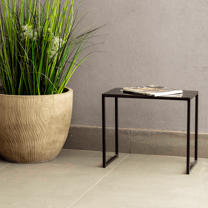 Banca Alone Metal 50 × 30 × 45 cm - Kallfu