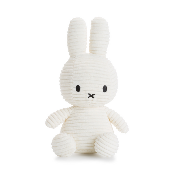 Peluche Miffy Eco Corduroy 33 cm - 13" color Offwhite