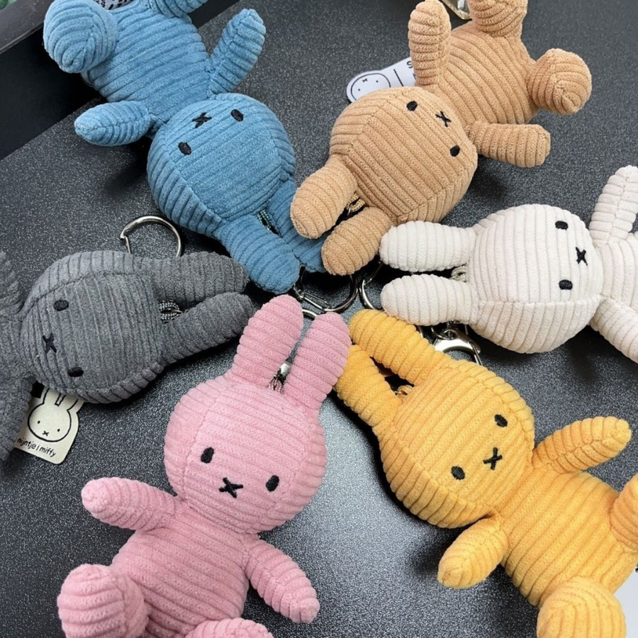 Llavero peluche Miffy Eco Corduroy 10 cm Yellow