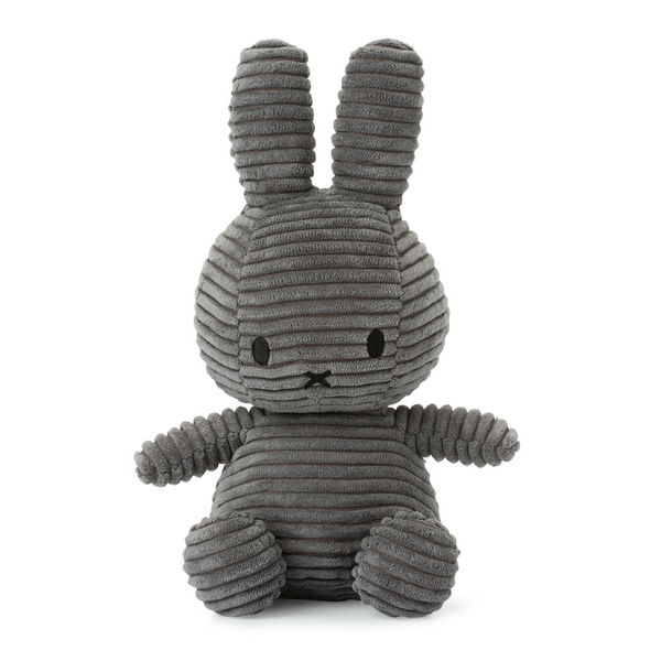 Peluche Miffy Eco Corduroy 50 cm - 20" color Grey