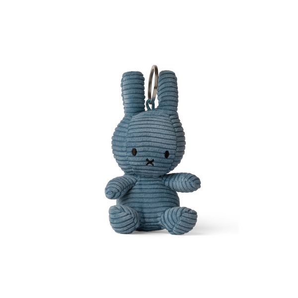 Peluche y llavero Miffy  Keychain ECO Corduroy 10 cm- 4"  color Aviator Blue