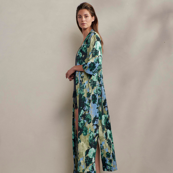 Kimono - Bata de descanso Jula Leila Soft Color chambray blue