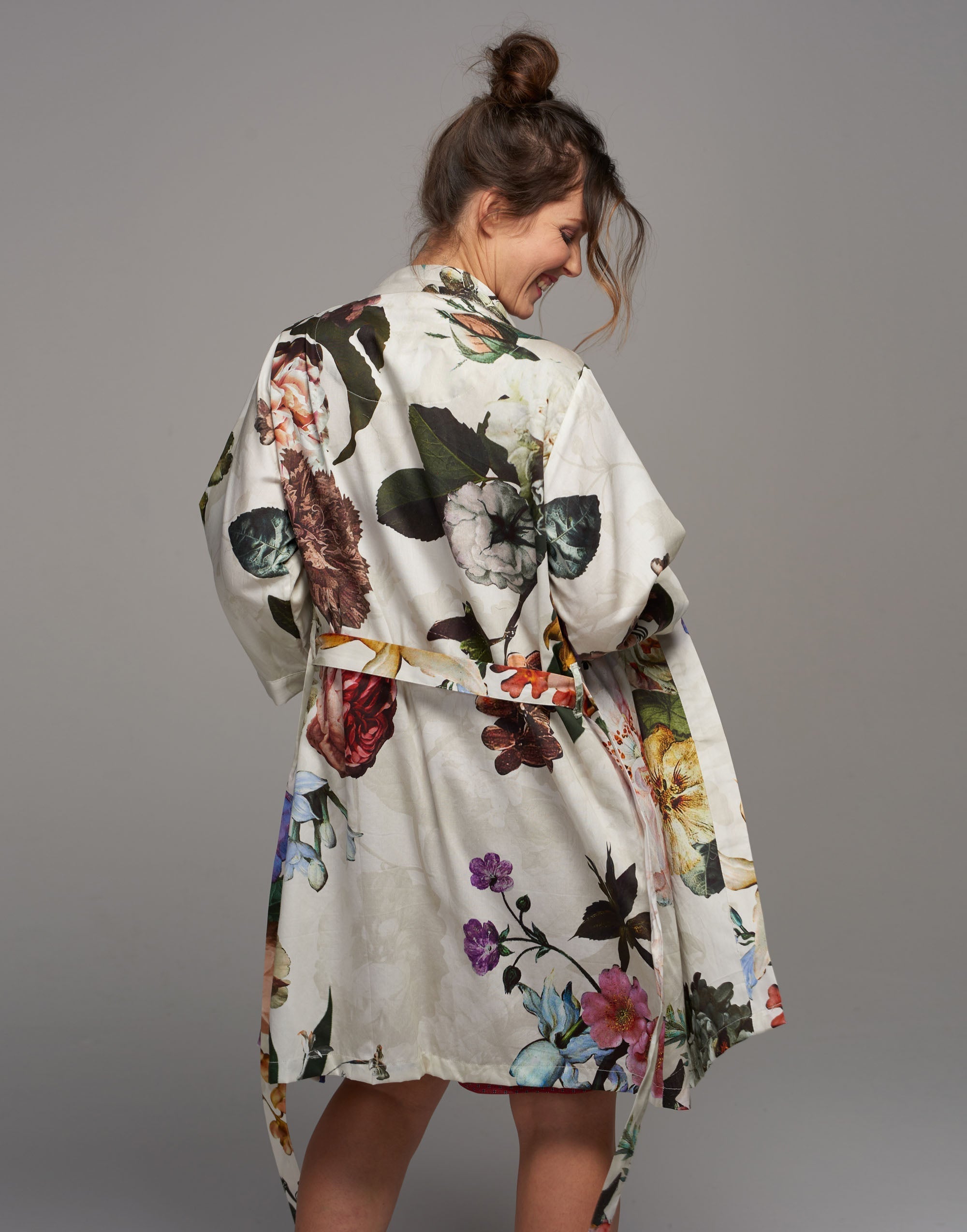 Kimono Fleur Ecru