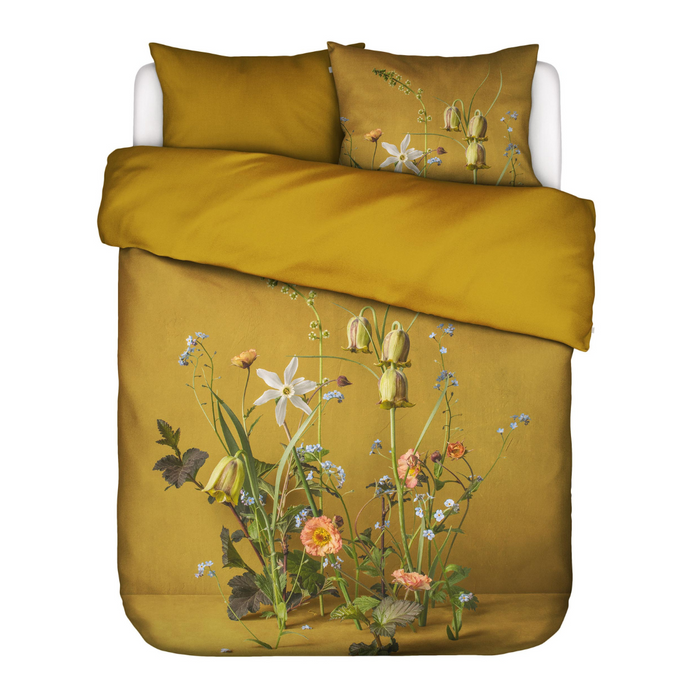 Funda de plumón Ficaria Ocre floral
