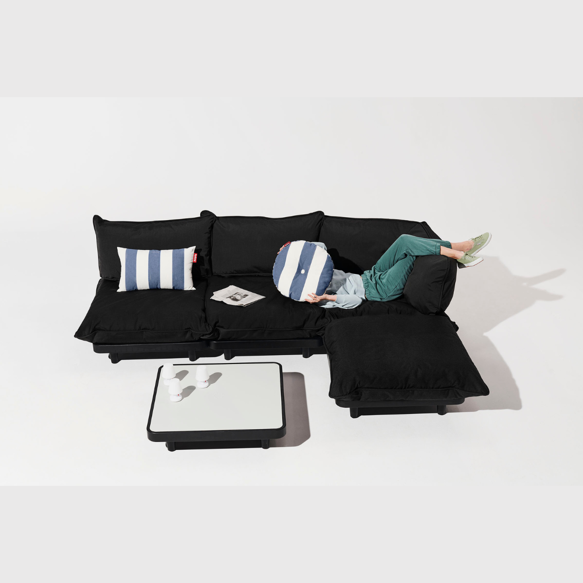 Sofá exterior Paletti Set Medium - Thunder Grey