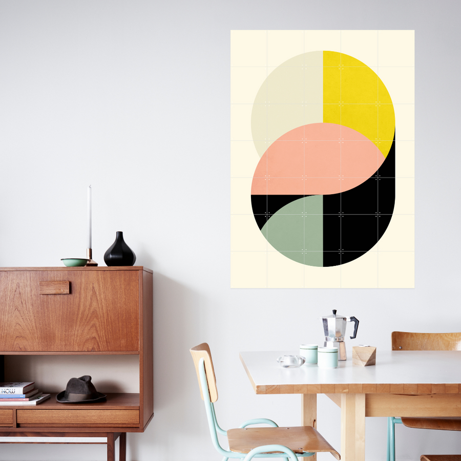 Mural decorativo Circles de IXXI
