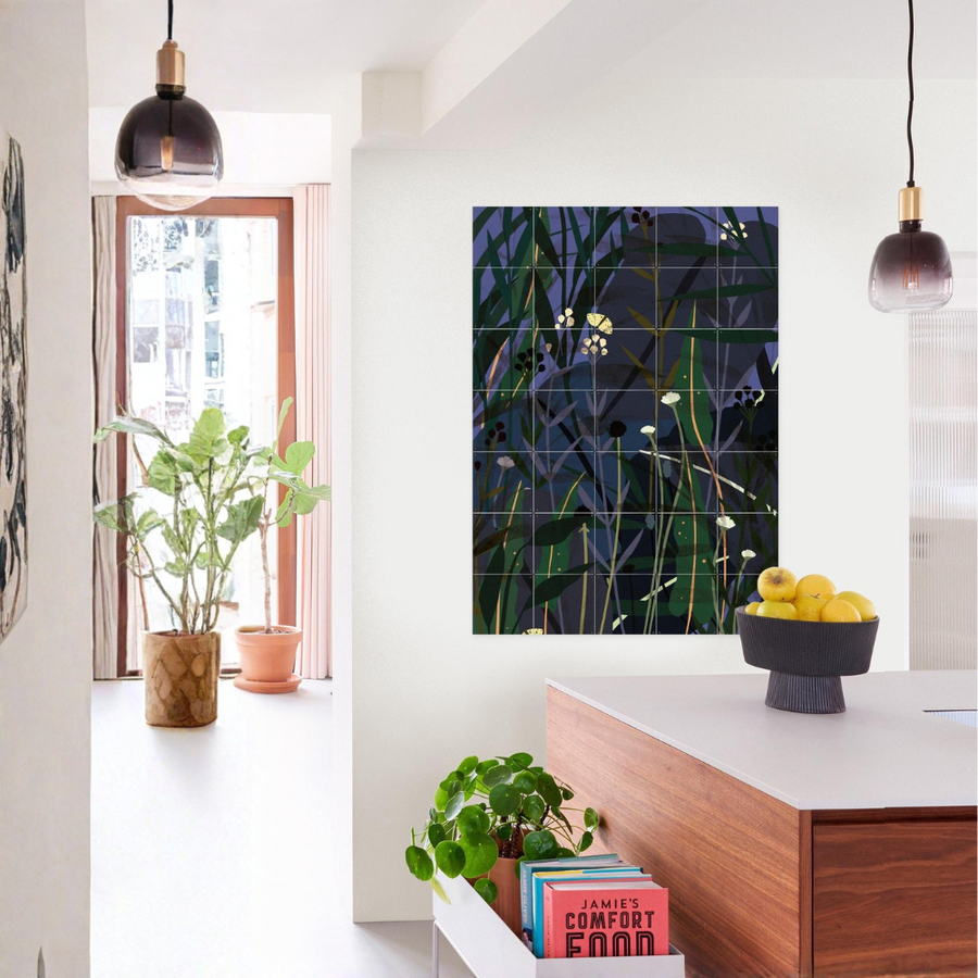 Mural IXXI Green Garden oscuro