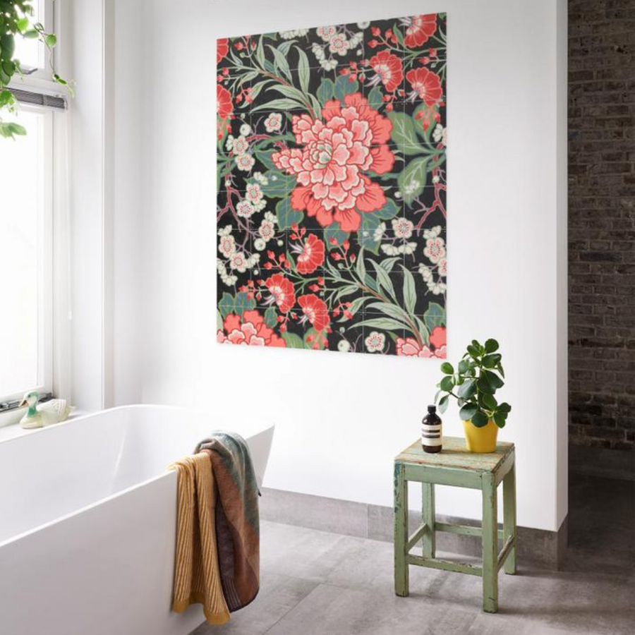 Mural IXXI Textil con Flores