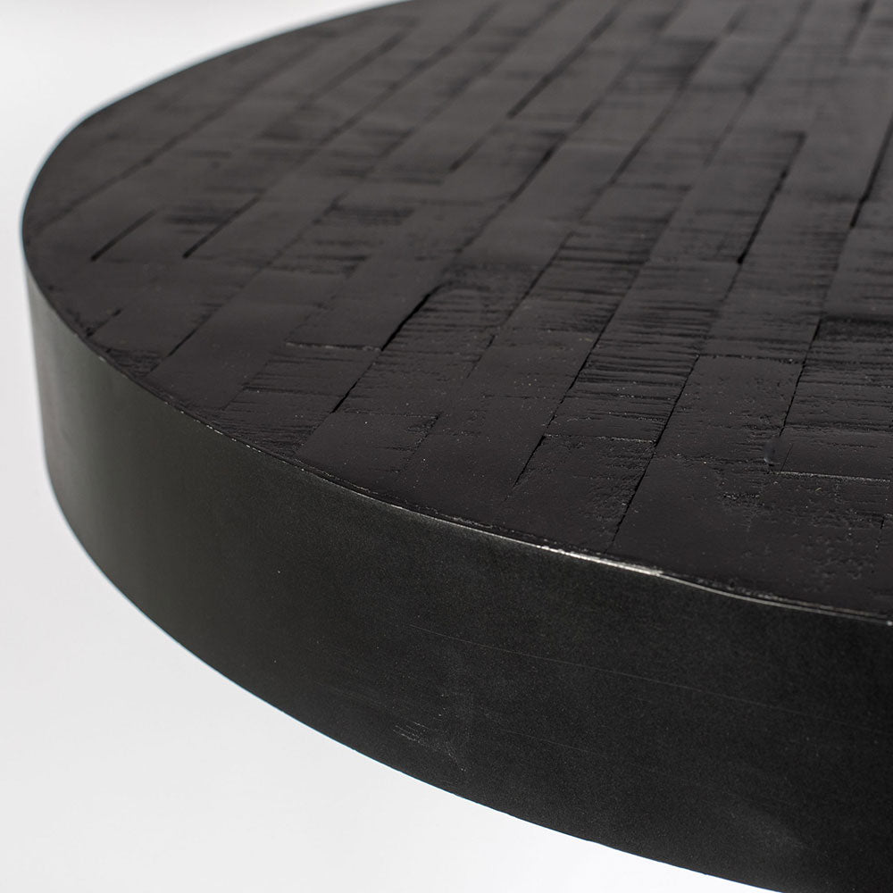 Mesa Alta Redonda Maze - Negro