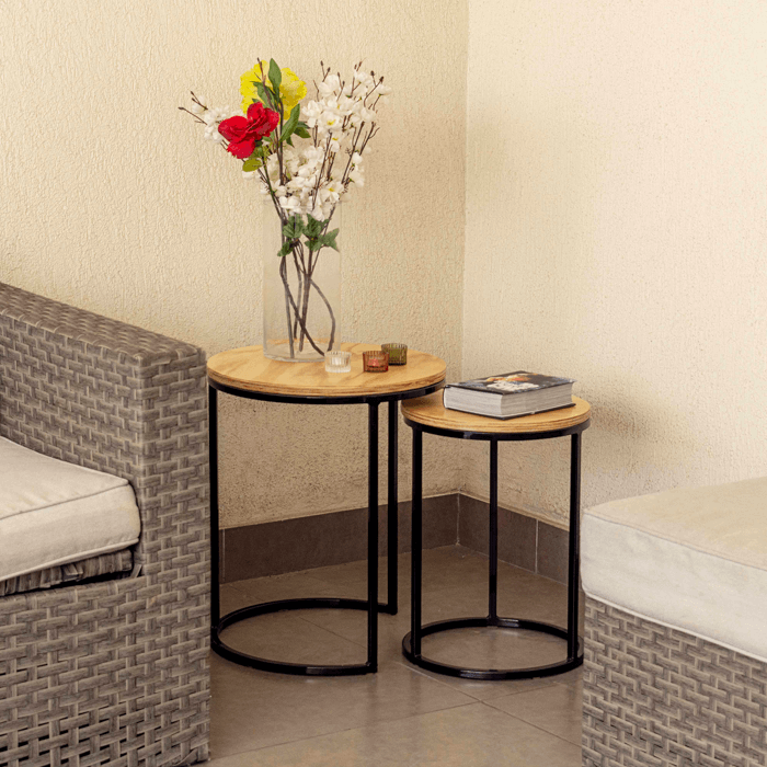 Set de Mesas lateral nido circular MIMA