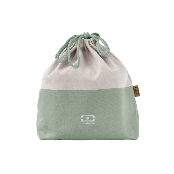 MONBENTO Bolsa contenedora MB Pochette L - Natural Green