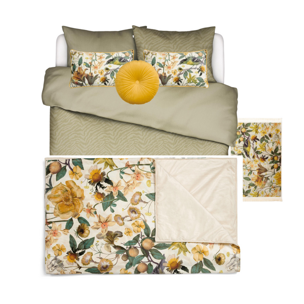Set ropa de cama Belen Fern Yellow y Lisa Silk 2