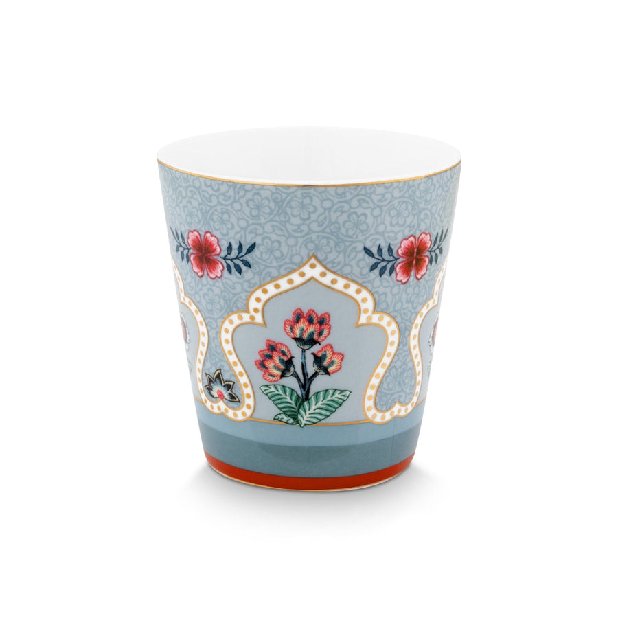 Set de tazas sin asa Oriental Festival de Flores Azul 230 ml