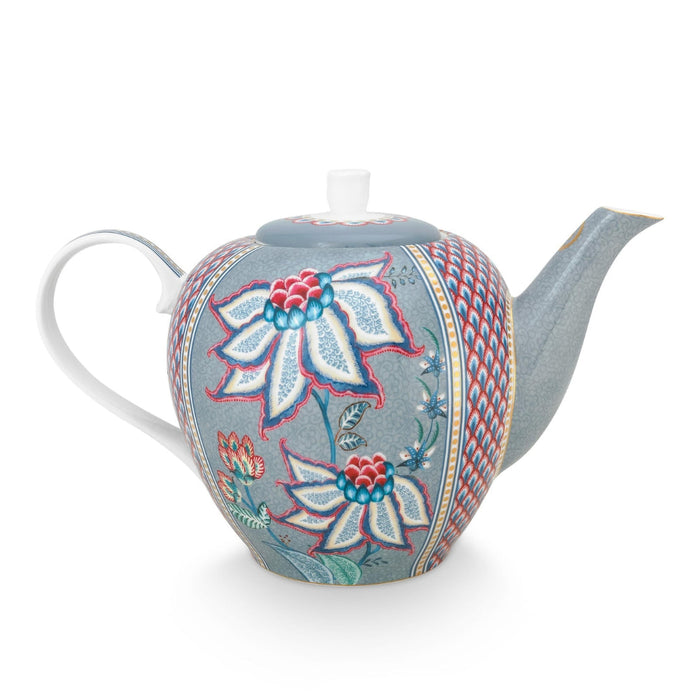 Tetera grande Festival de Flores Celeste 1,6 L