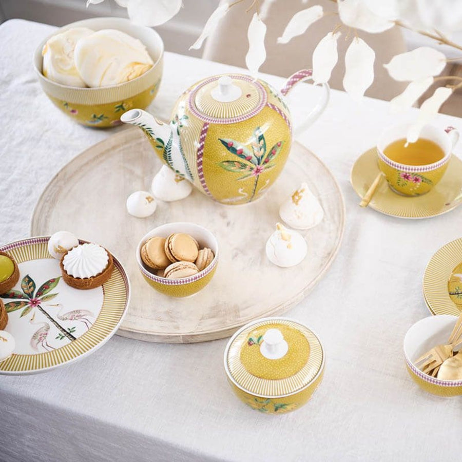 Taza con Plato La Majorelle Amarillo 280 ml