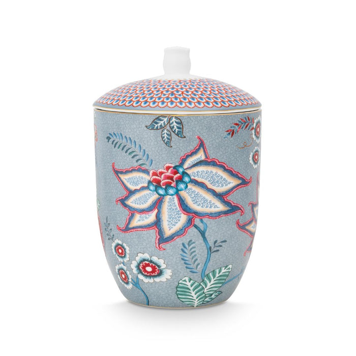 Frasco de Almacenamiento Festival de Flores Celeste 1,5 L