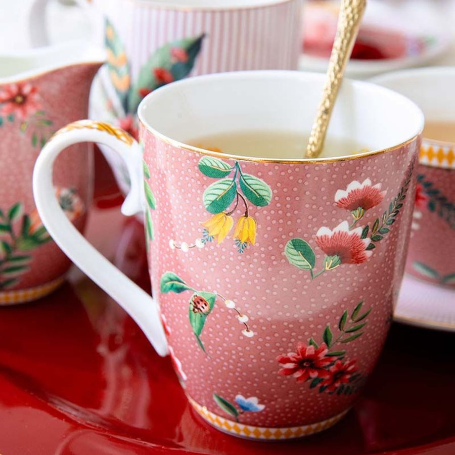 Set de 2 Tazas grandes La Majorelle Rosado 350 ml