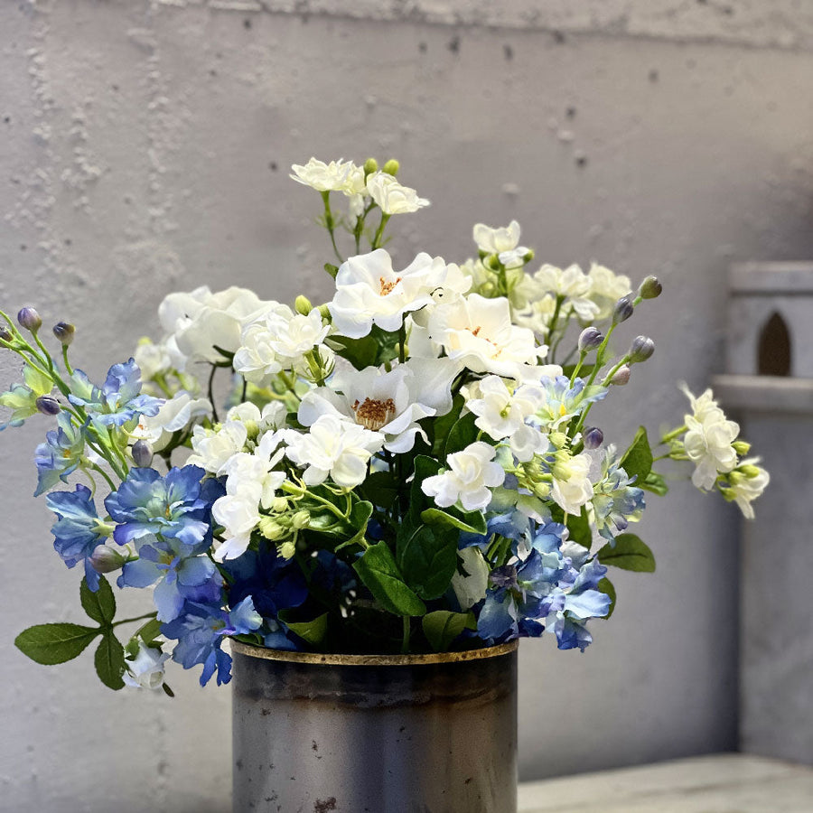 Flor de seda Delphinium Celeste 60 cm