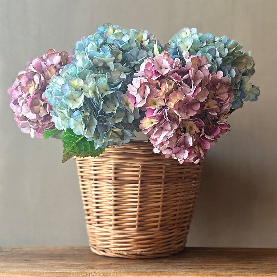 Flor de seda Hortensia Rosa Oscuro 53 cm