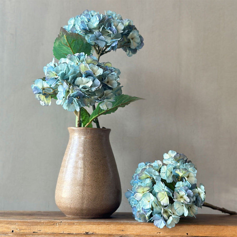 Flor de seda Hortensia Azul 53 cm