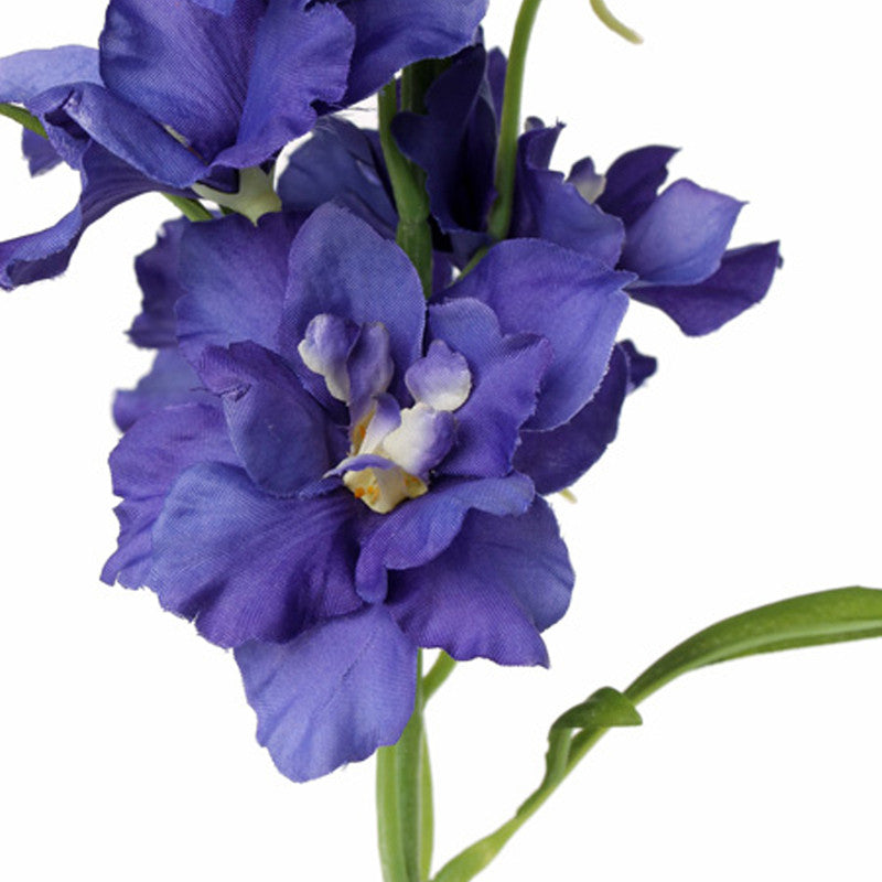 Flor de seda Delphinium Azul 60 cm