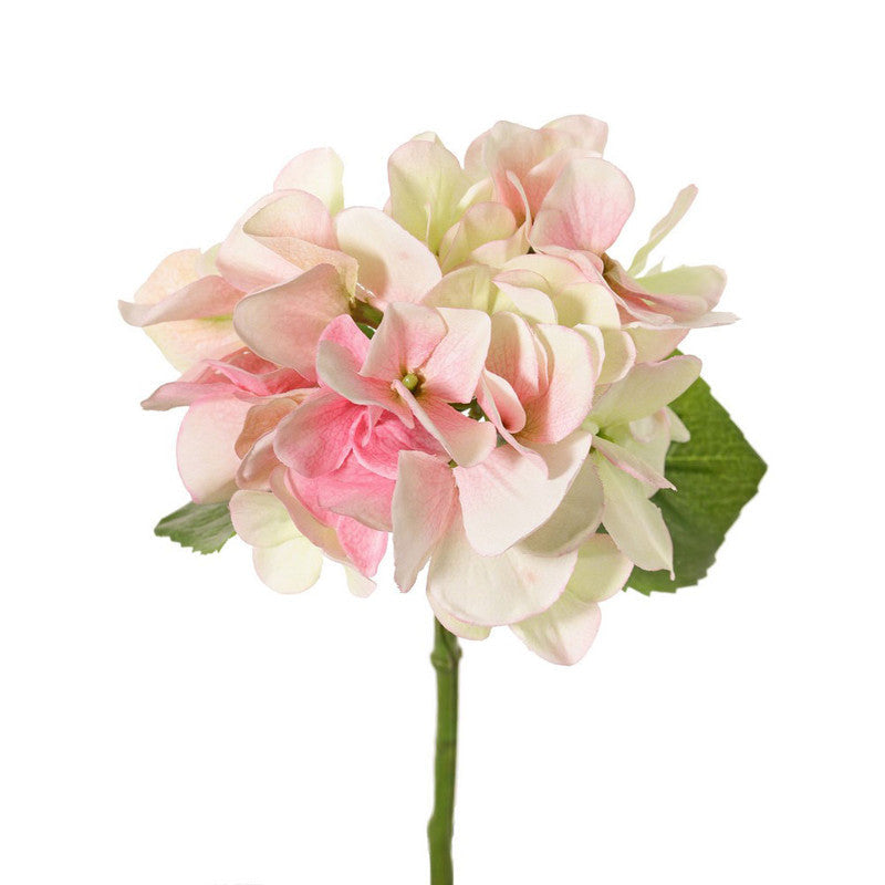 Flor de seda Hortensia Rosa Claro 33 cm