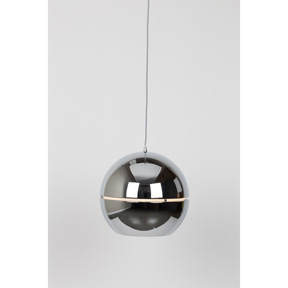 Lámpara colgante Retro '70 - 40cm - Cromado