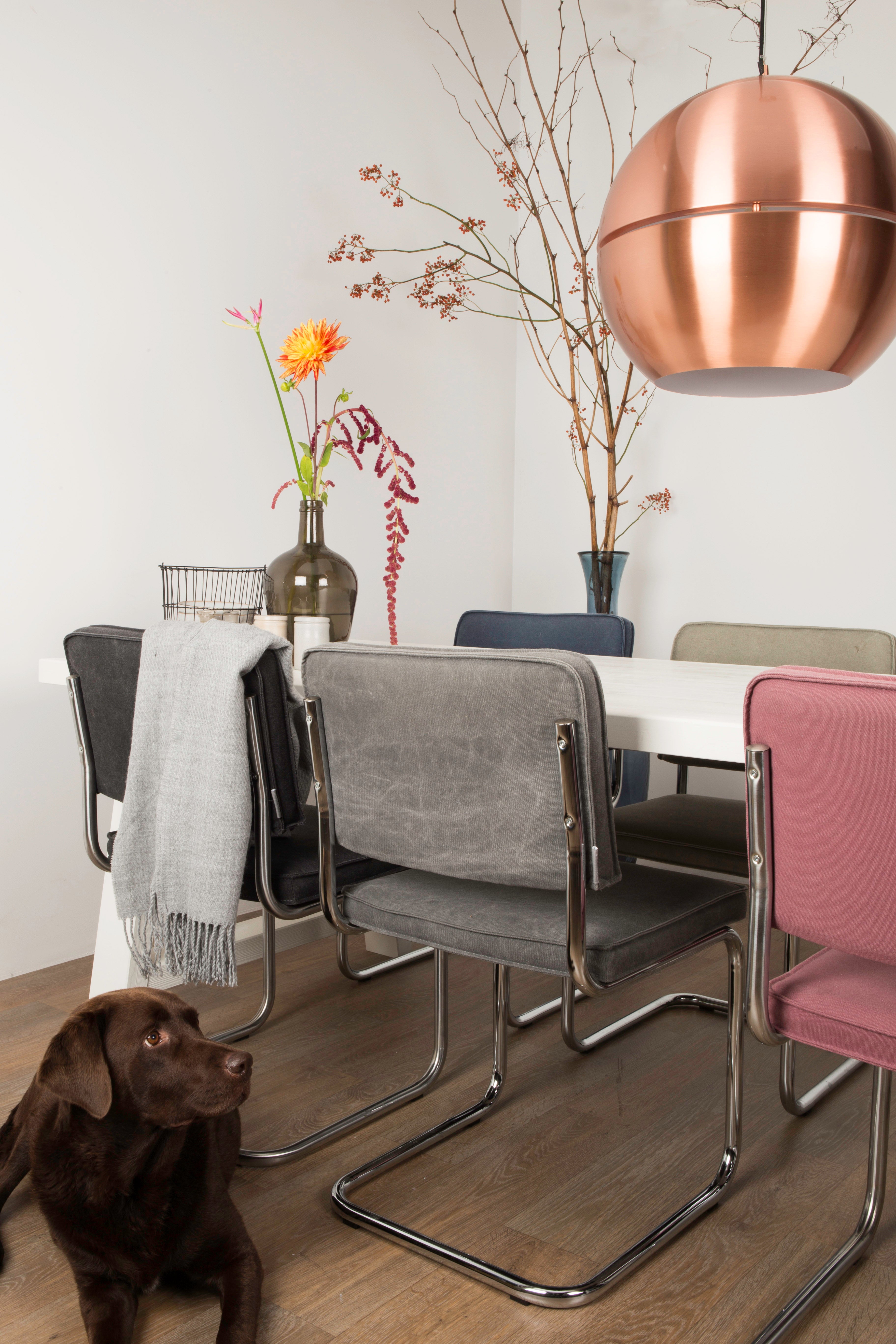 Lámpara colgante Retro '70 - 50cm - Cobre