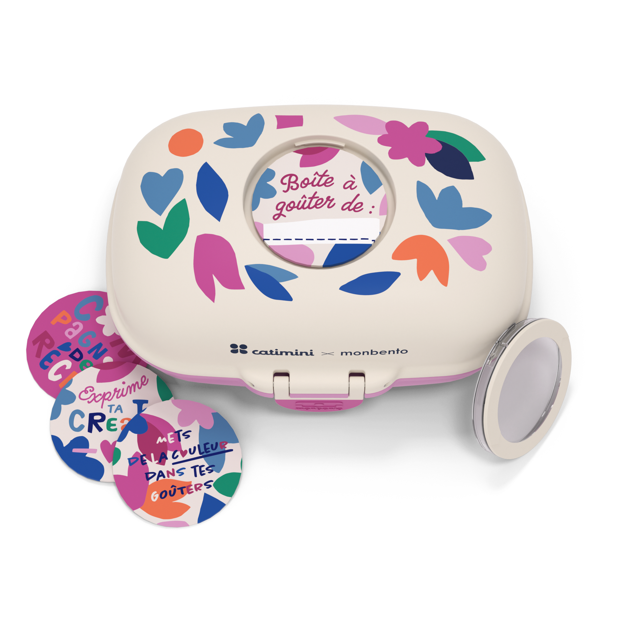 MONBENTO Contenedor de alimentos Kids MB Gram Cream Paper Cut