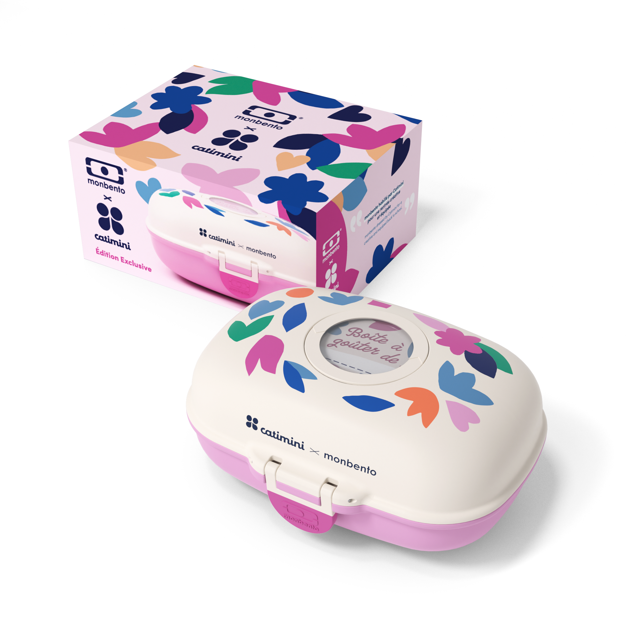 MONBENTO Contenedor de alimentos Kids MB Gram Cream Paper Cut