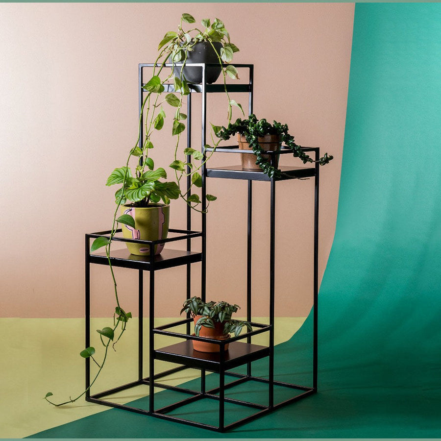 Plant Station Swift 4 Niveles Metal Black