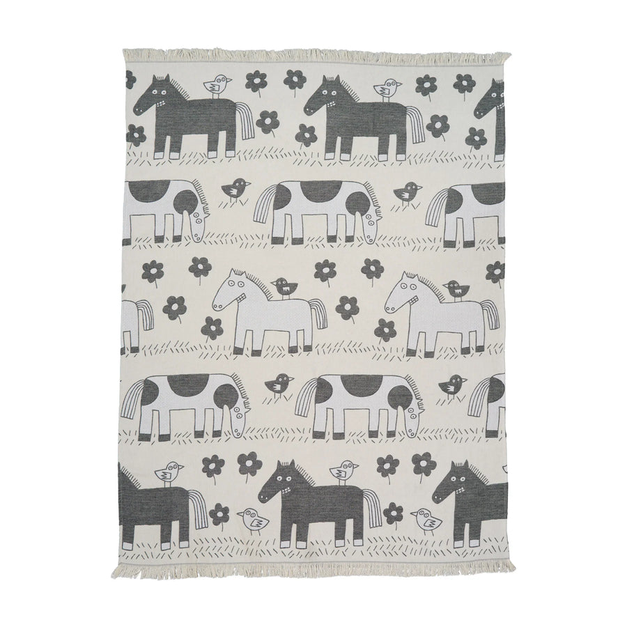 Manta infantil Horse