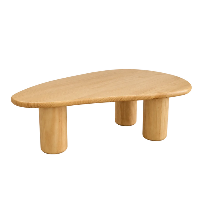 Mesa de centro Kenai de madera tinte ámbar Moos