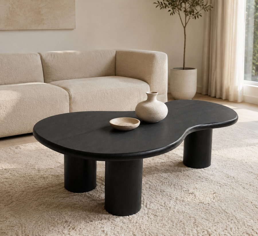 Mesa de centro Massé de madera Moos