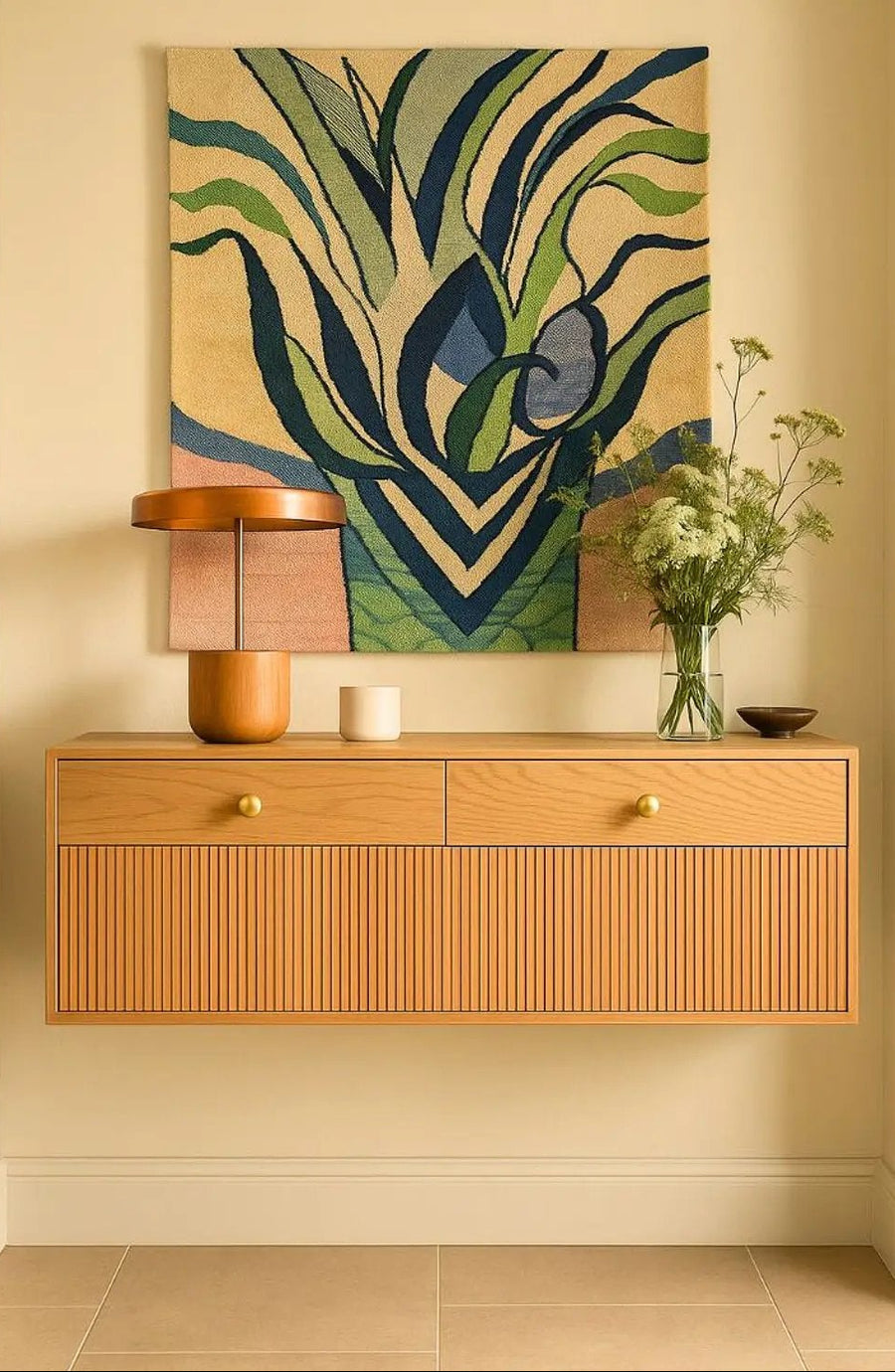 Mueble flotante Madison de madera Moos