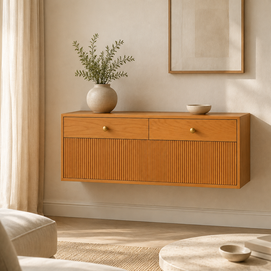 Mueble flotante Madison de madera Moos