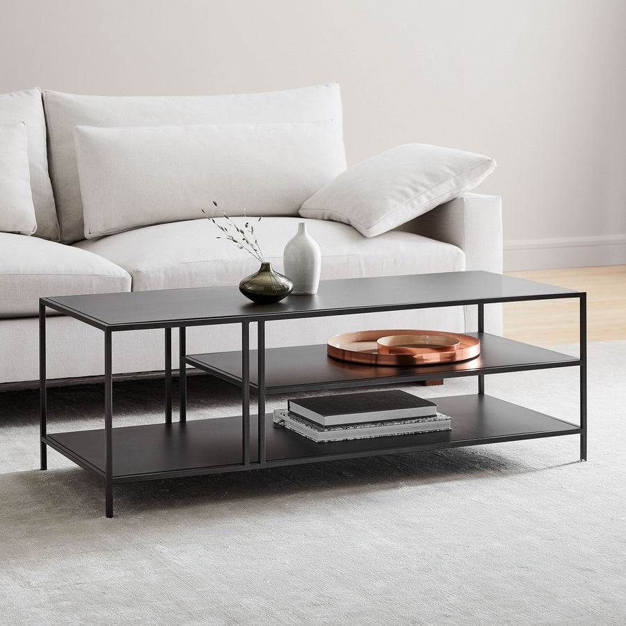 Mesa de centro tres niveles 122 Metal Black