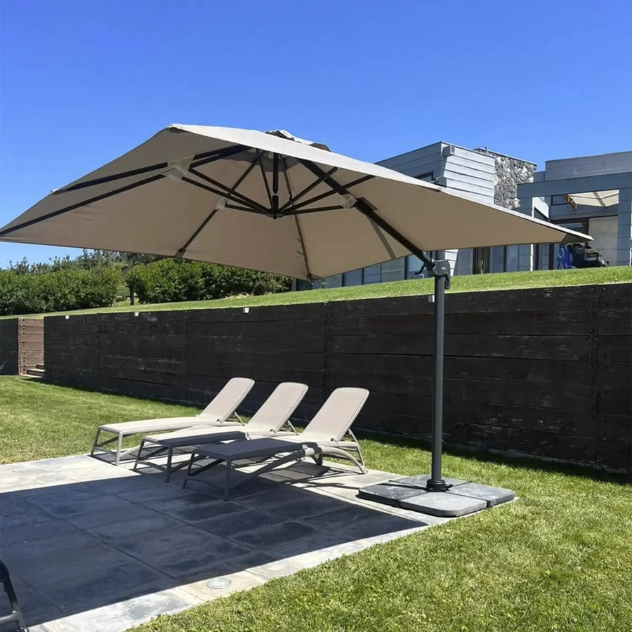 Quitasol para terraza Flexo con cruceta – Incluye base