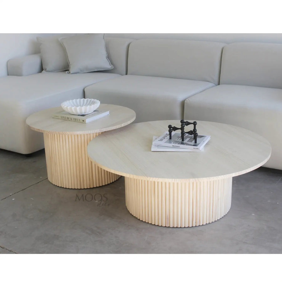 Set de mesas nido Belice de madera Moos