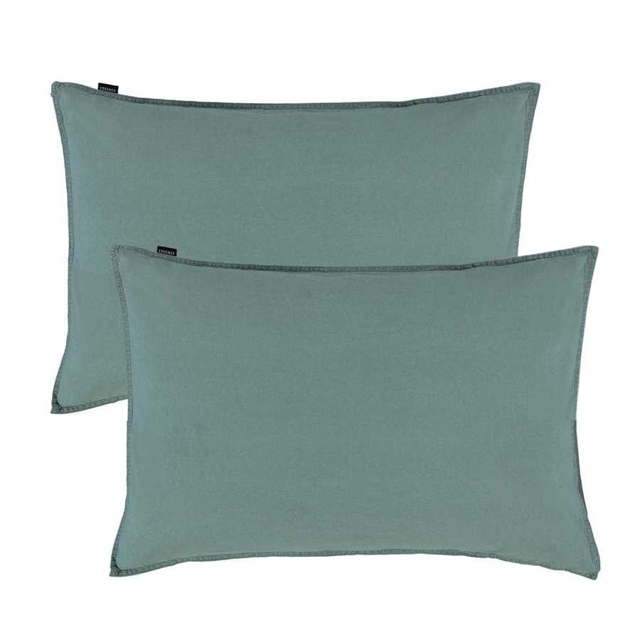 Set de 2 fundas de almohada Guy Stonewashed 50 × 70 cm