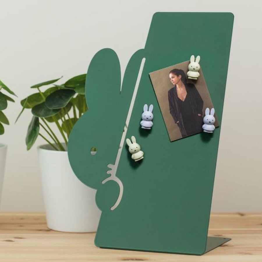 Set de 4 imanes Miffy Silver blue y Eucalyptus