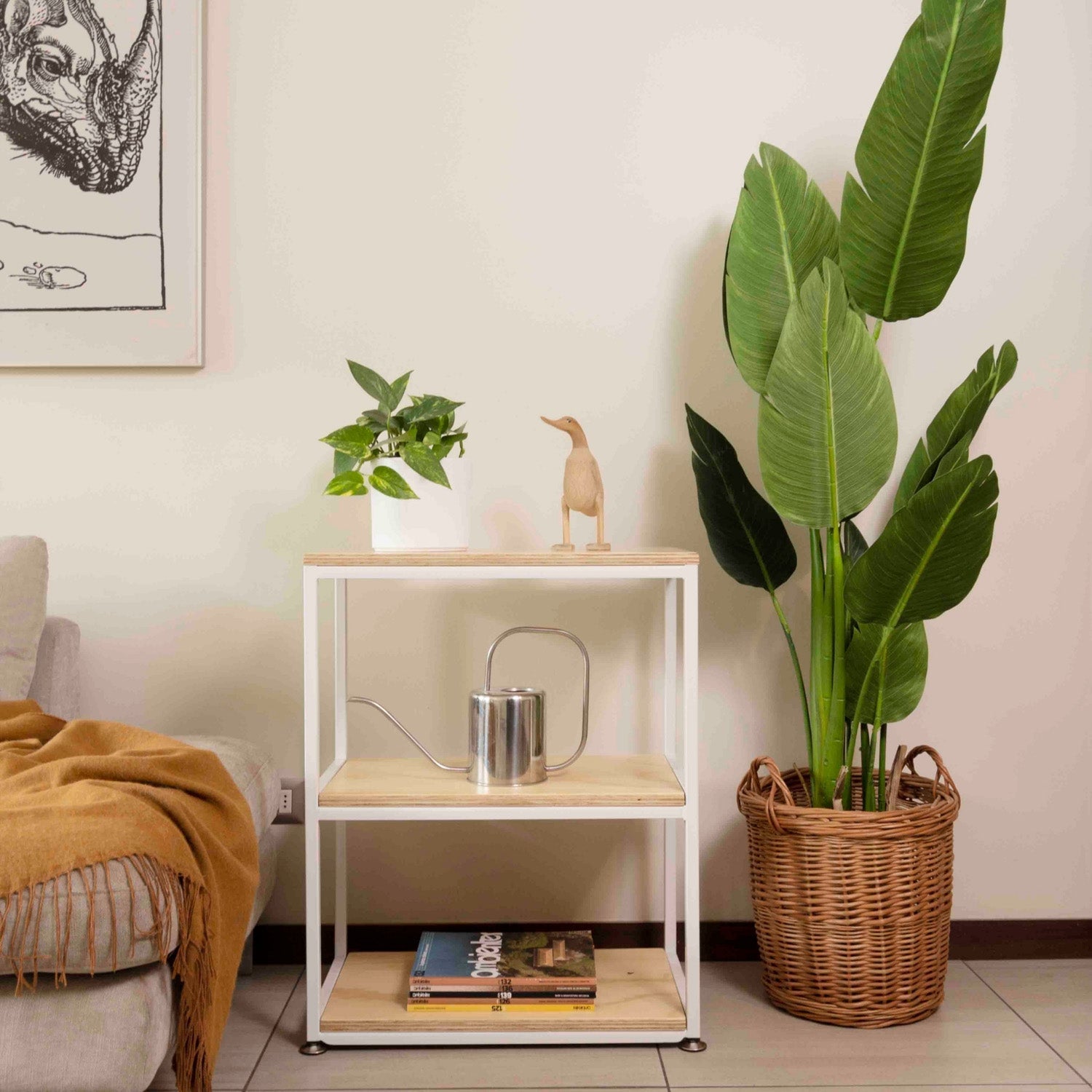 Repisa 60 x 35 x 75 Blanca MIMA