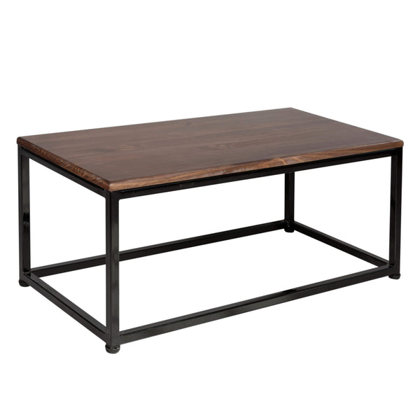 Mesa de Centro Rectangular Negra Toffee 80