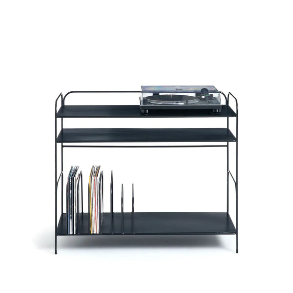 Mueble para vinilos 102 LUXE METAL BLACK